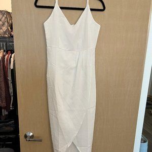 White High-Low Dress